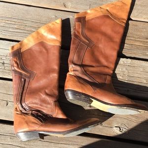 Vintage leather cowboy boots ❤️